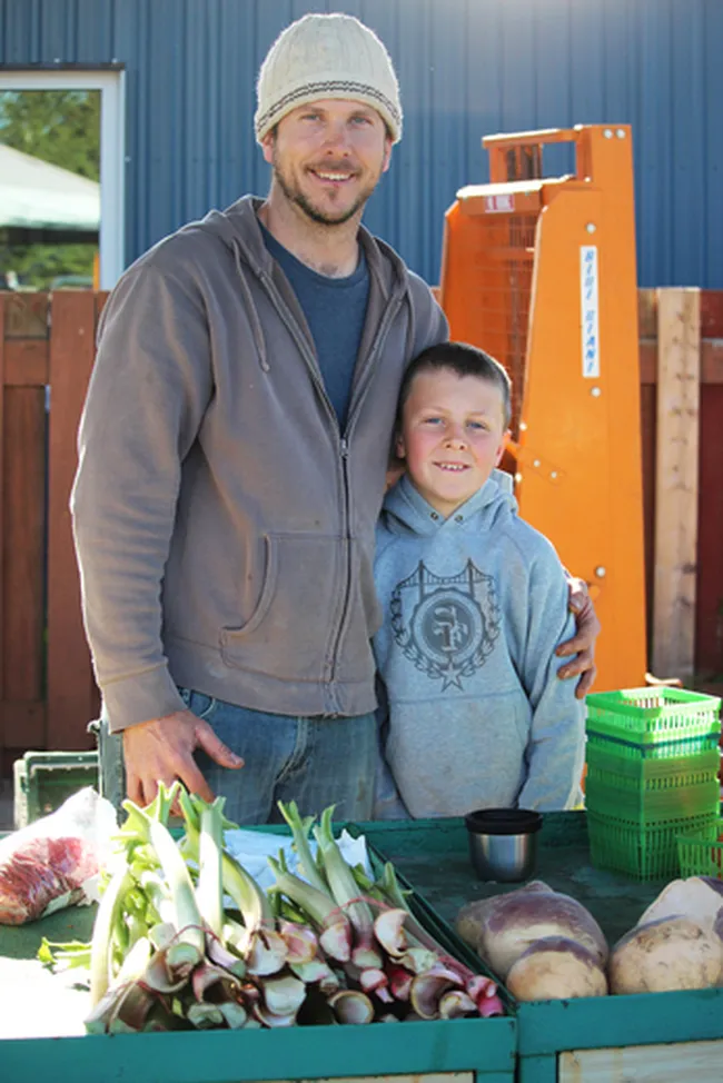 Arthur Vrolyk at the farm